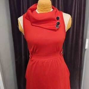 "Coach Tour" Cowl Neck Dress - Size L